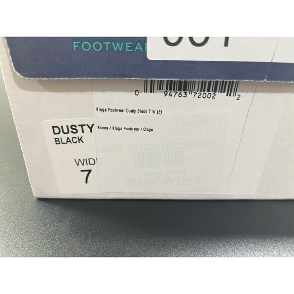 Klogs Footwear‎ NIB Unisex Dusty Black Polyurethane Clogs Size 7 Wide - Picture 6 of 6